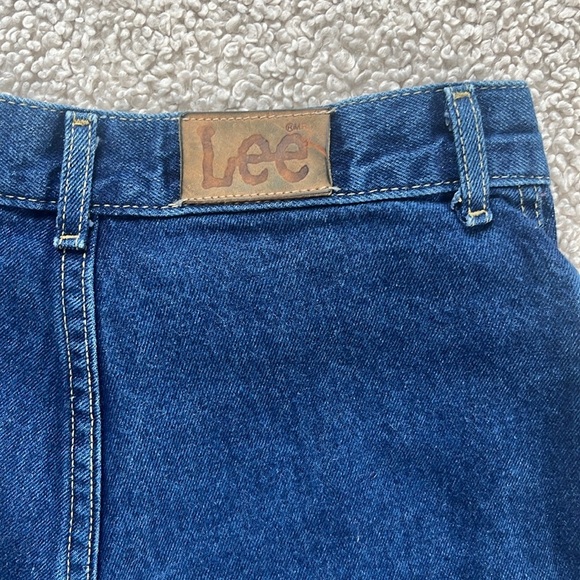 VINTAGE Lee Super High Rise Pleated Yoke Jeans Size 4 - Picture 10 of 15